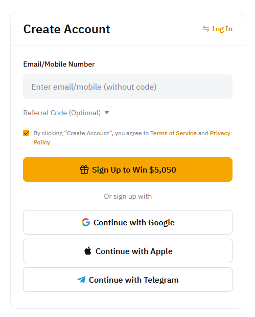 Bybit registration