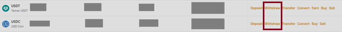 Withdraw